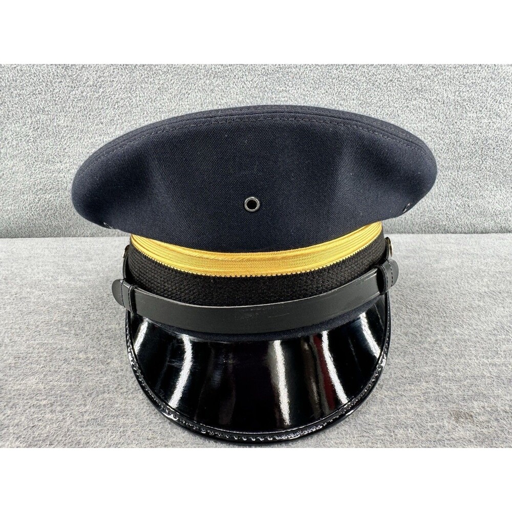 KINGFORM CAP Armed Forces US Army Dress Uniform Blue Visor Cap Q3